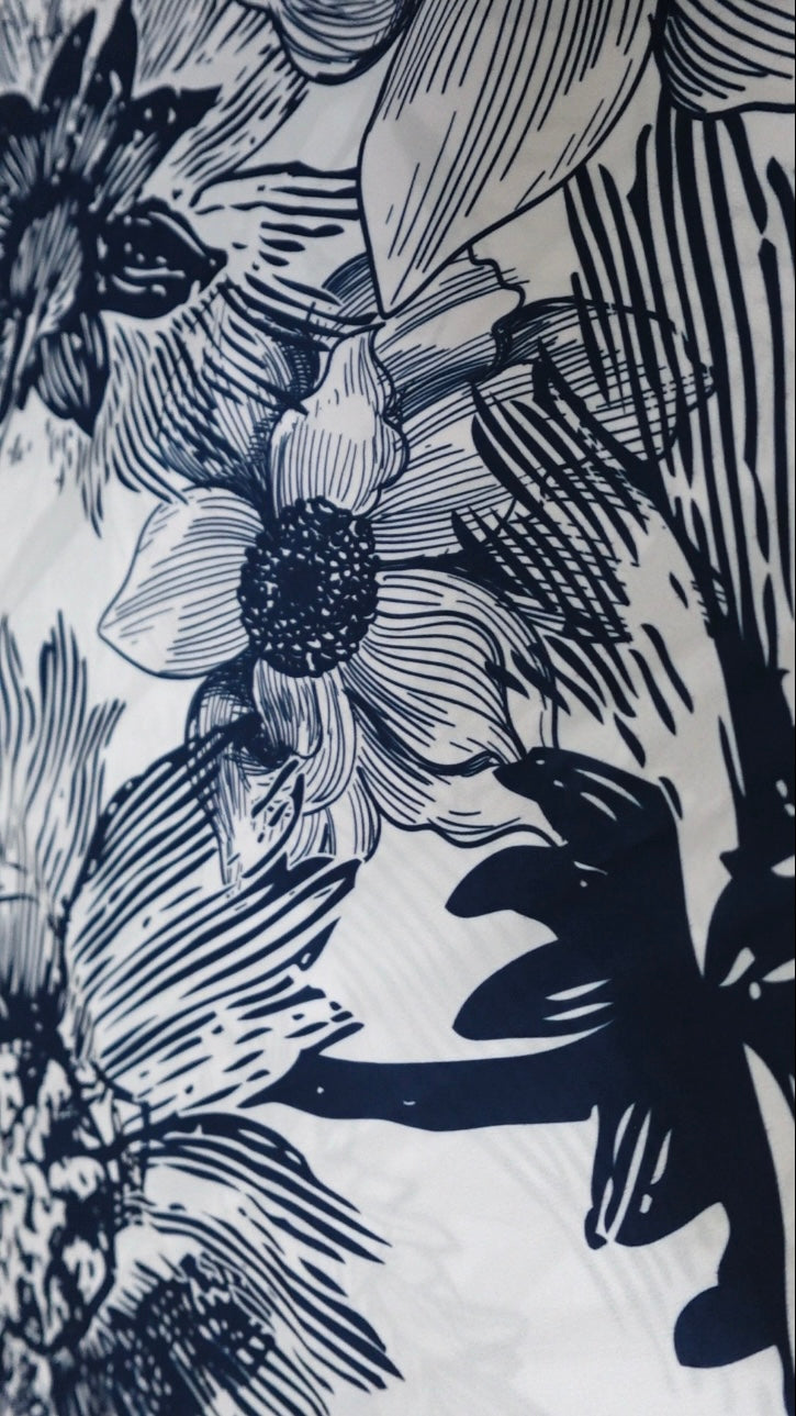 Midnight Garden - Navy