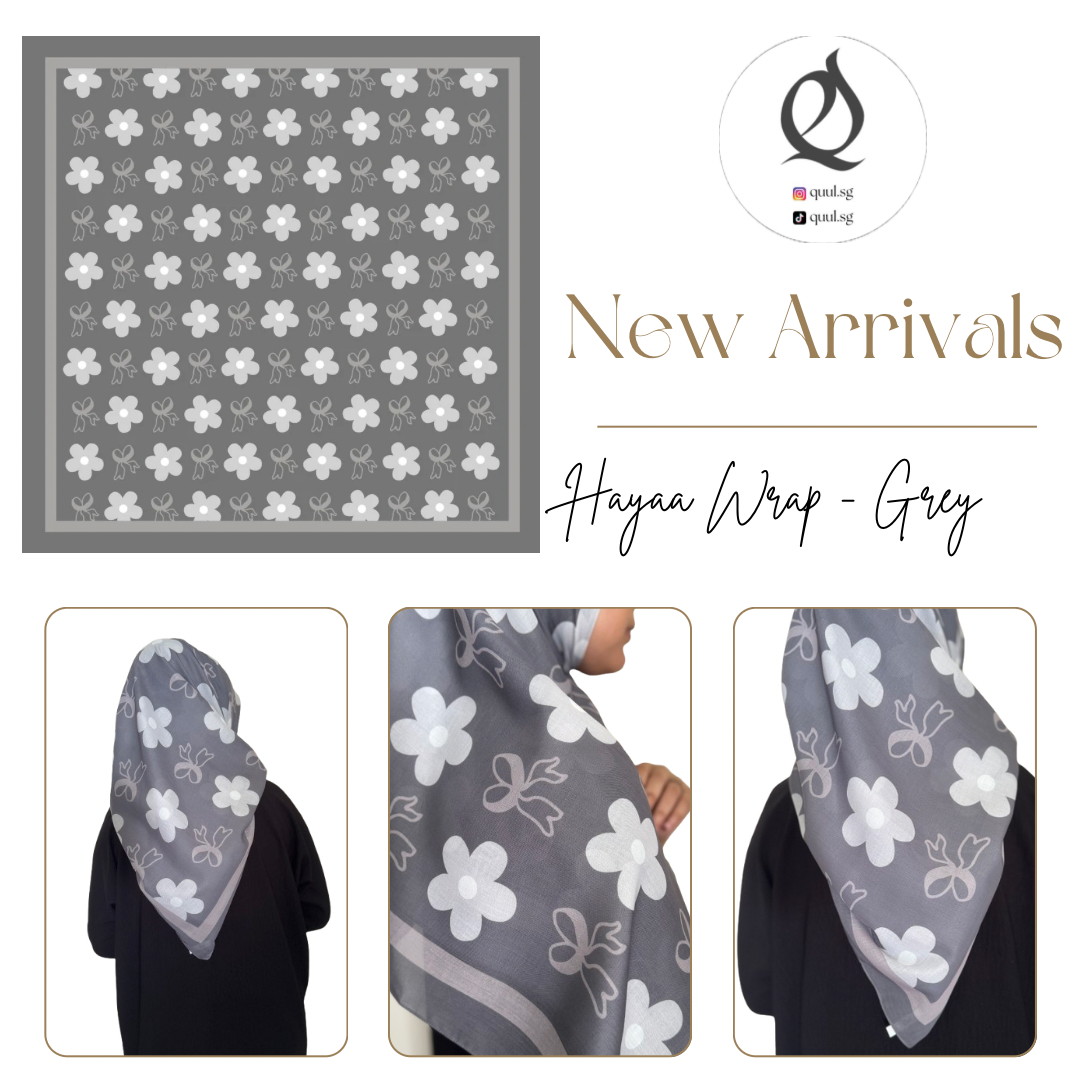 Hayaa Wrap (Grey)