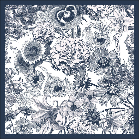 Midnight Garden - Navy